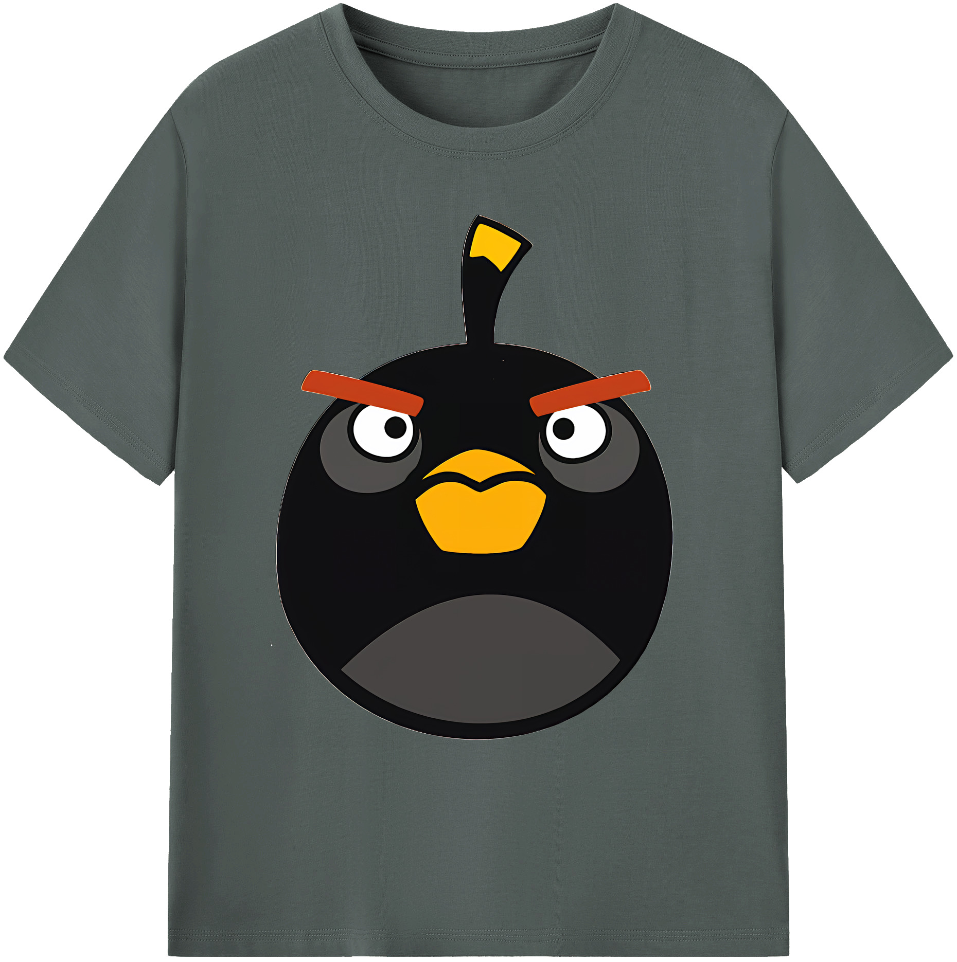 （画像用） Angry Birds アングリーバード 綿100％ メンズ半袖Tシャツ｜肌触りやわらか＆通気性